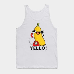 Yello Funny Fruit Yellow Banana Pun Tank Top